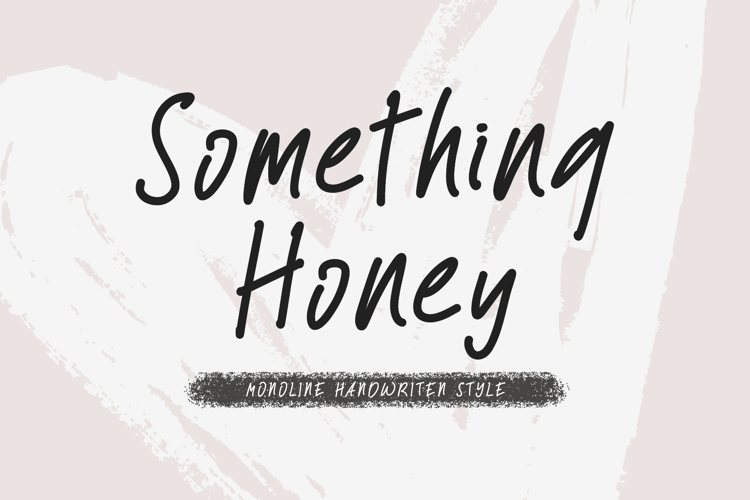 Something Honey Font