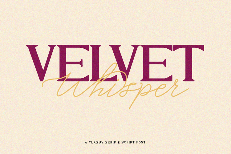 Velvet Whisper Font