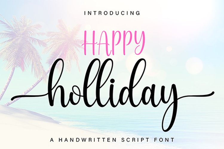 Preview of Happy Holliday Font