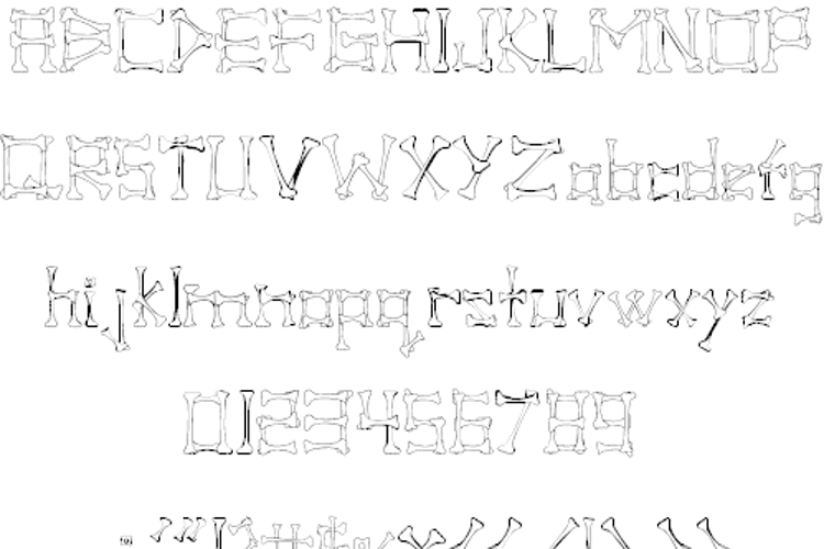 Preview of Pirate Font
