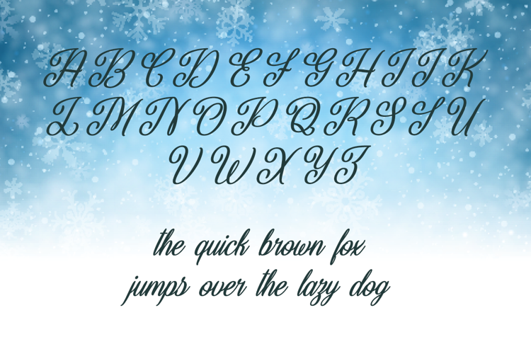 Beautiful Christmas Font
