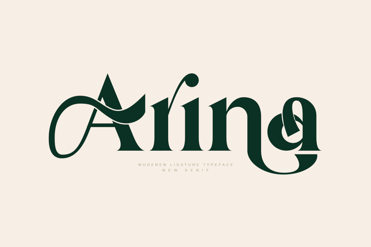 Preview of Arina Font