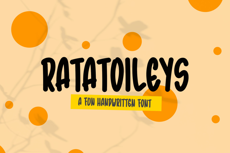 Ratatoileys - Font Handwritten