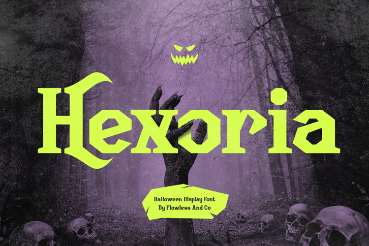 Preview of HEXORIA Font