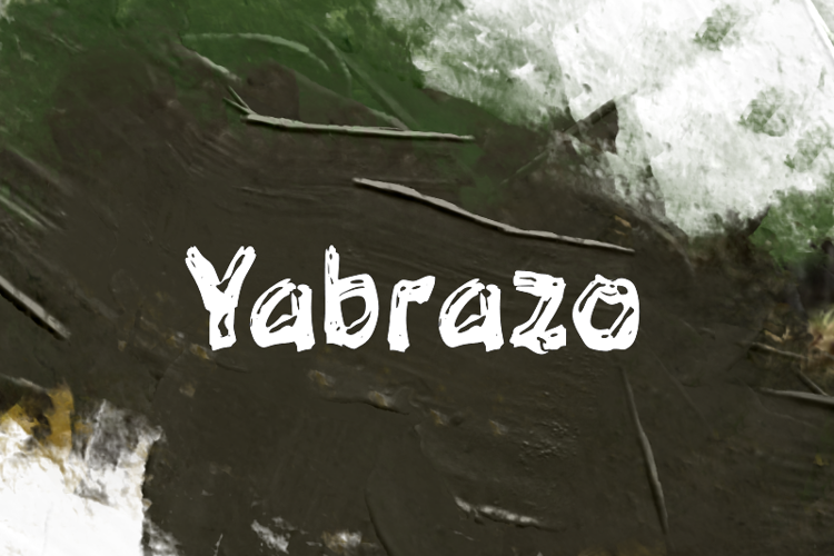 Preview of y  Yabrazo Font