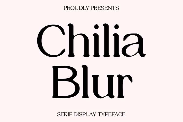 Chilia Blur Font