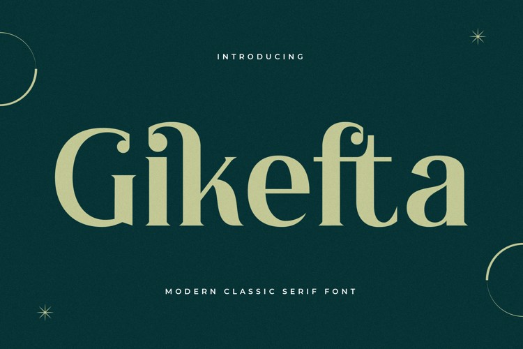 Gikefta Font