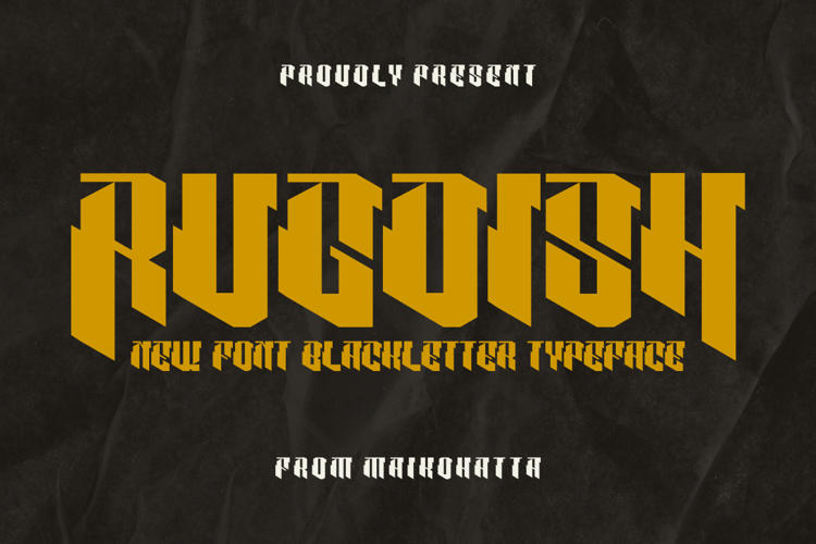 RUGDISH Font