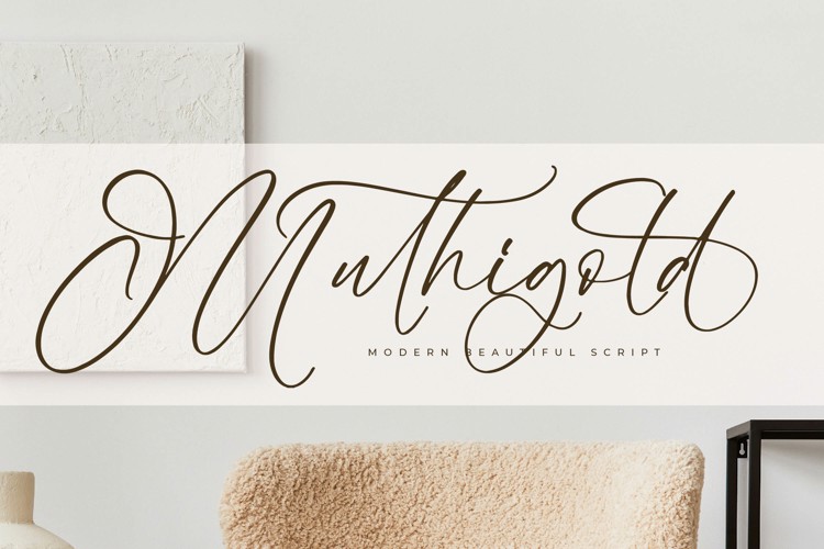 Muthigold VERSION Font