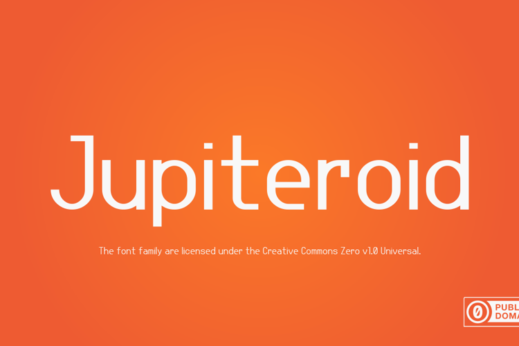 Jupiteroid Font