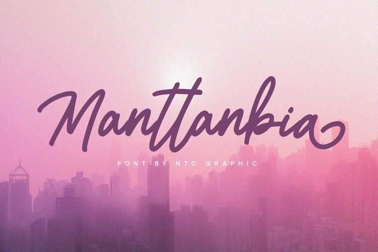 Preview of Manttanbia Font