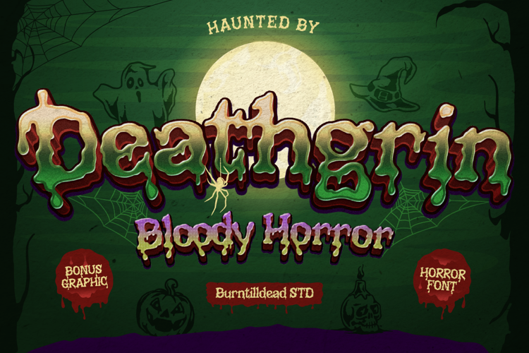 Preview of Deathgrin Font