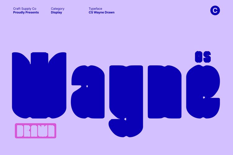 Preview of CS Wayne Drawn Font