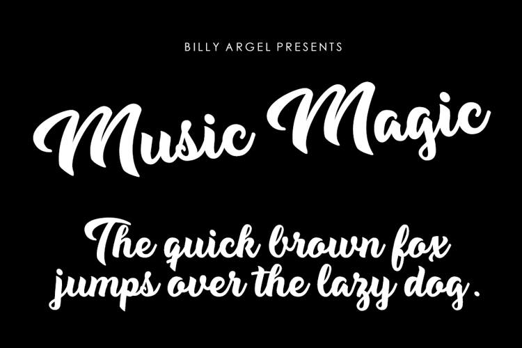 Music Magic Font