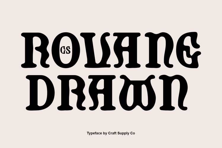 Preview of CS Rovane Drawn Font