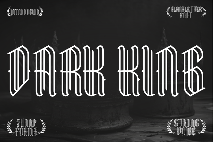 Preview of Dark King Font
