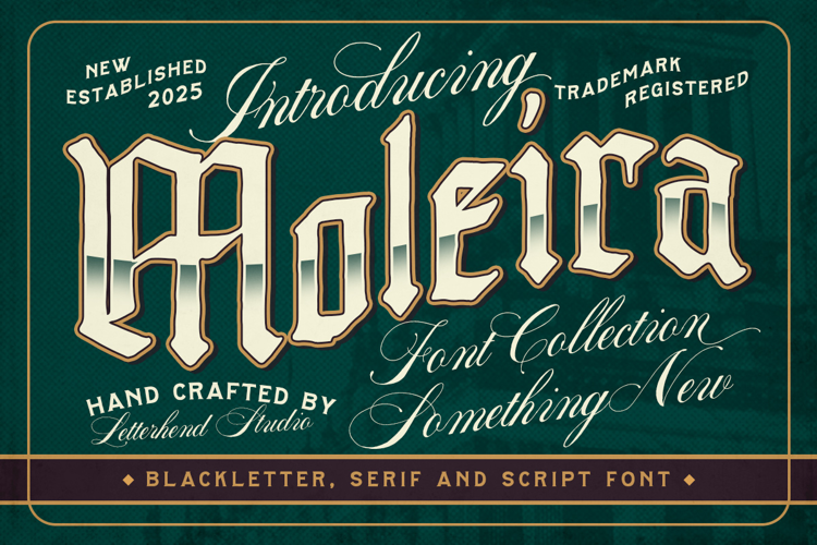 Preview of Moleira Blackletter Font
