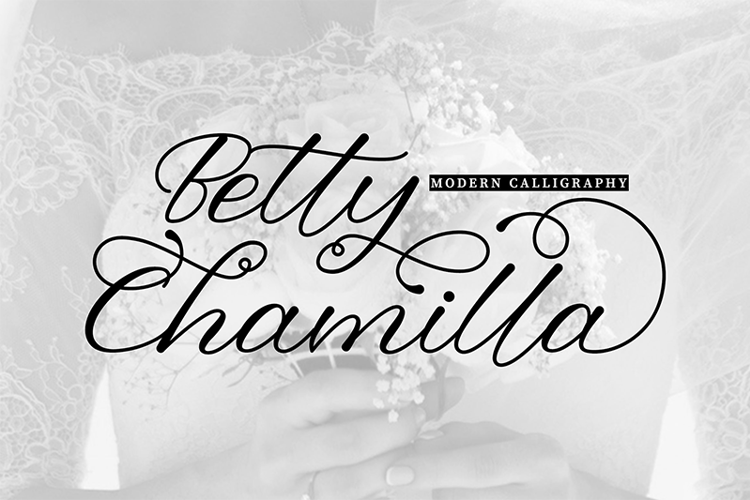 Betty Chamilla ( ) Font