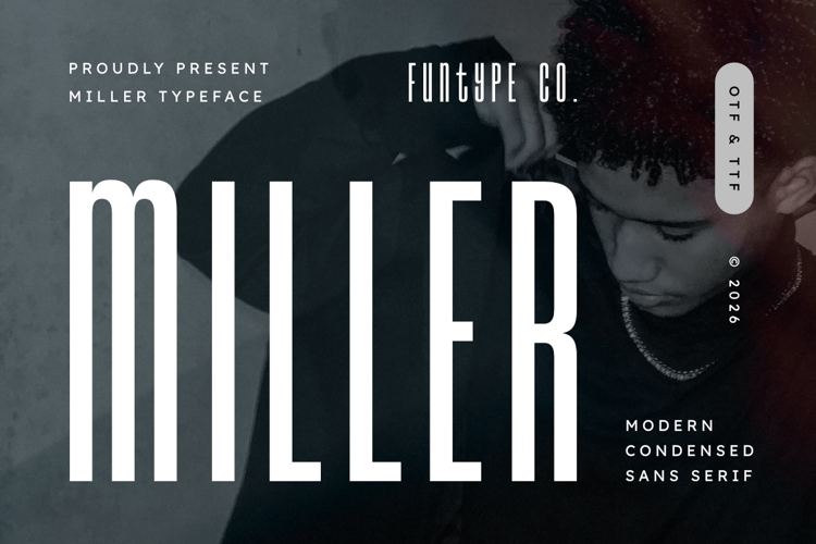 Preview of Miller Font