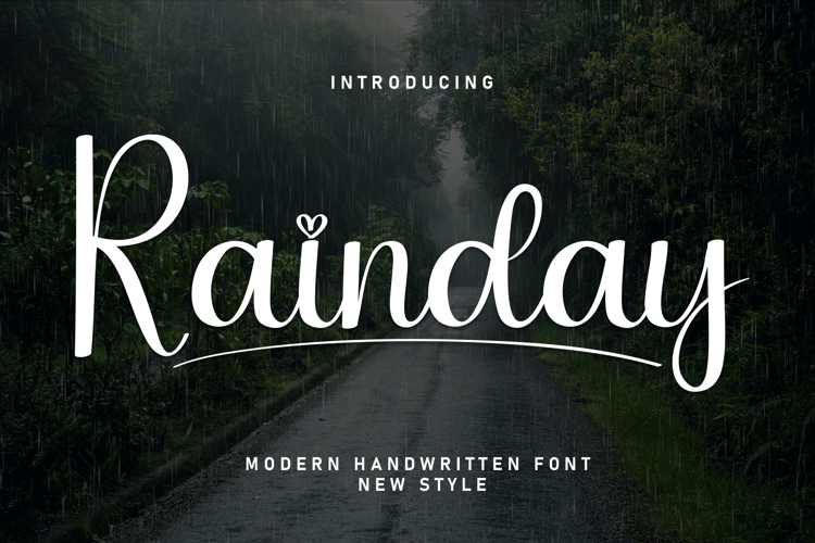 Preview of Rainday Font
