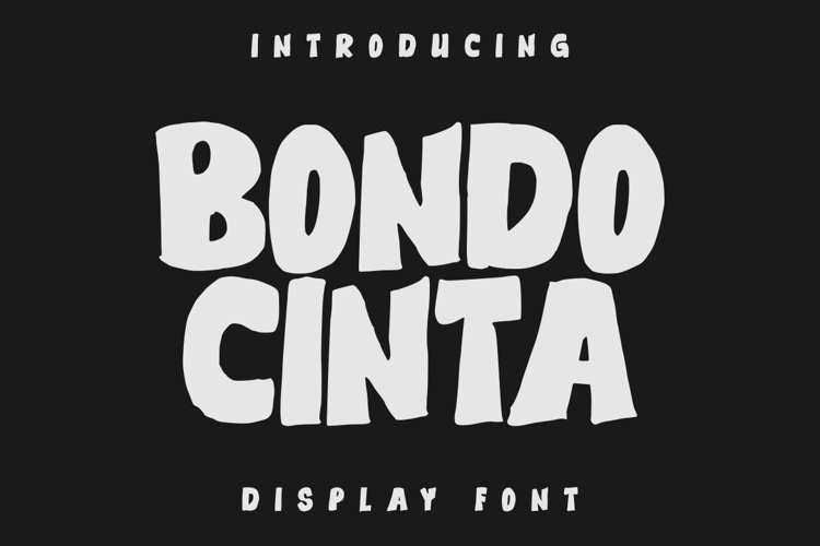 BONDO CINTA Font