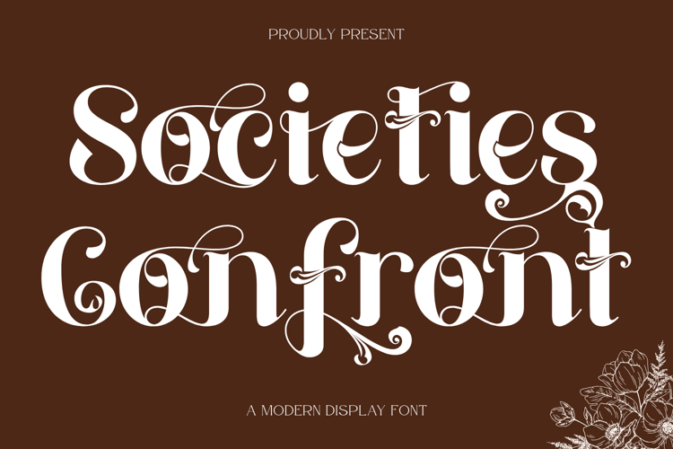 Preview of Societies Confront Font