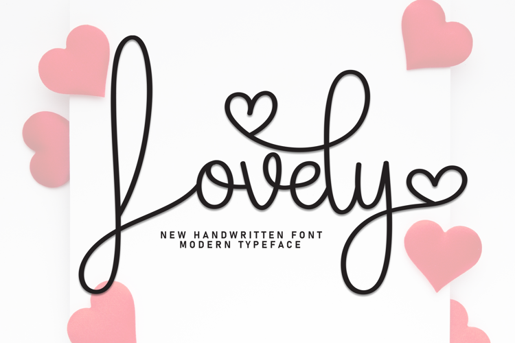 Preview of Lovely Font