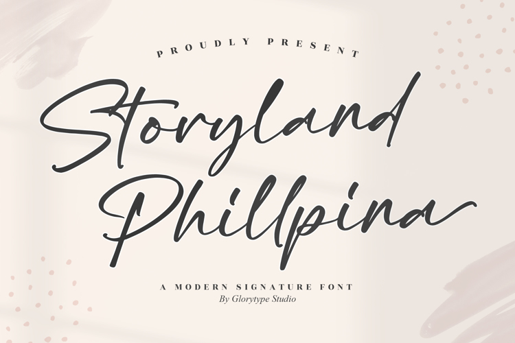 Preview of Storyland Phillpina Font