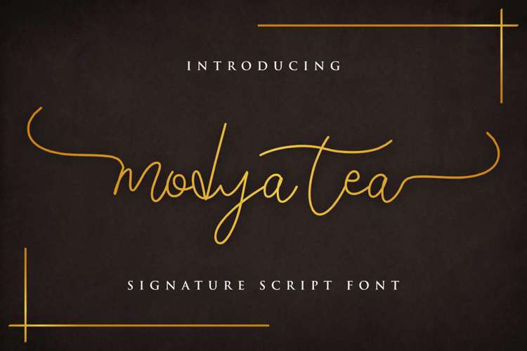 Modya Tea Font