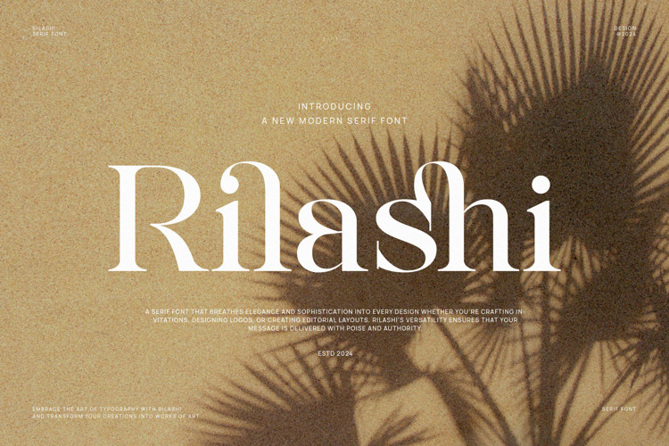 Preview of Rilashi Font