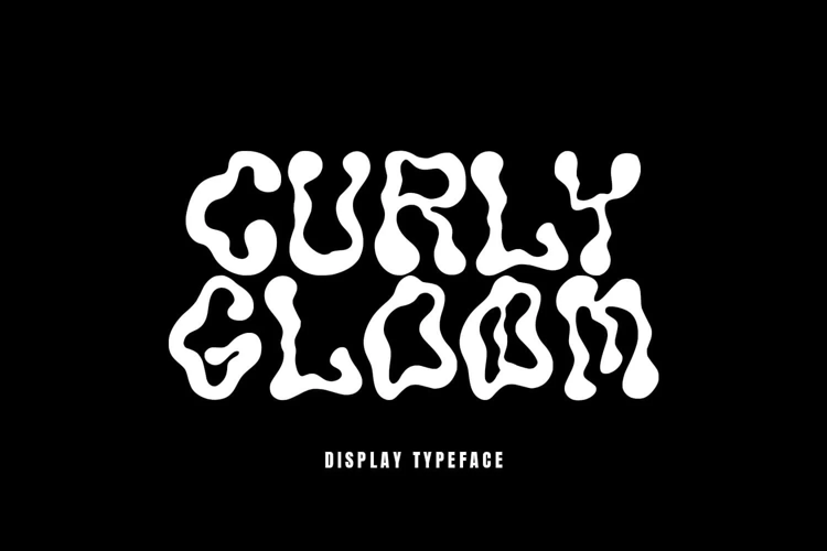 Curly Gloom Font