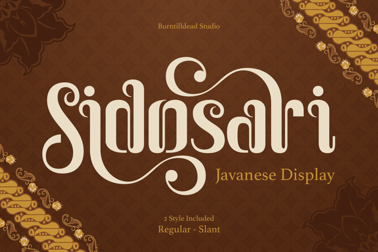 Preview of Sidosari Font
