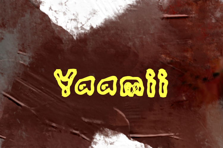 Preview of y Yaamii Font