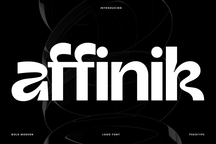 Preview of Affinik Font