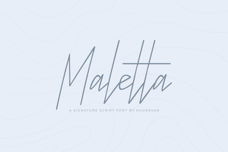 Maletta Font