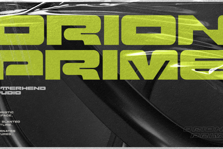 Orion Prime Font