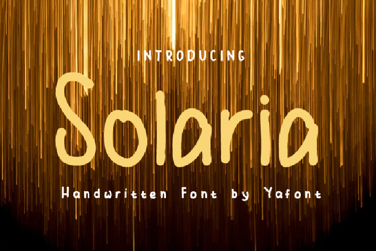 Solaria Font