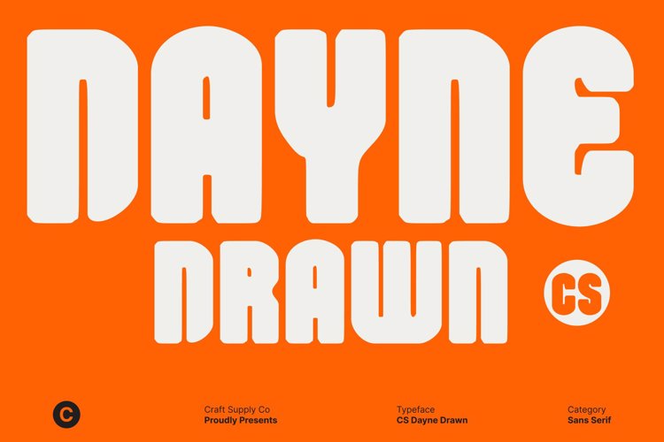 Preview of CS Dayne Drawn Font