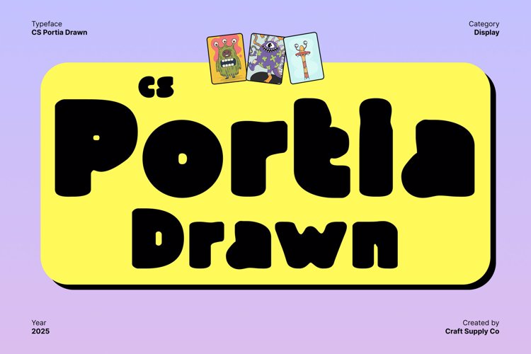 Preview of CS Portia Drawn Font