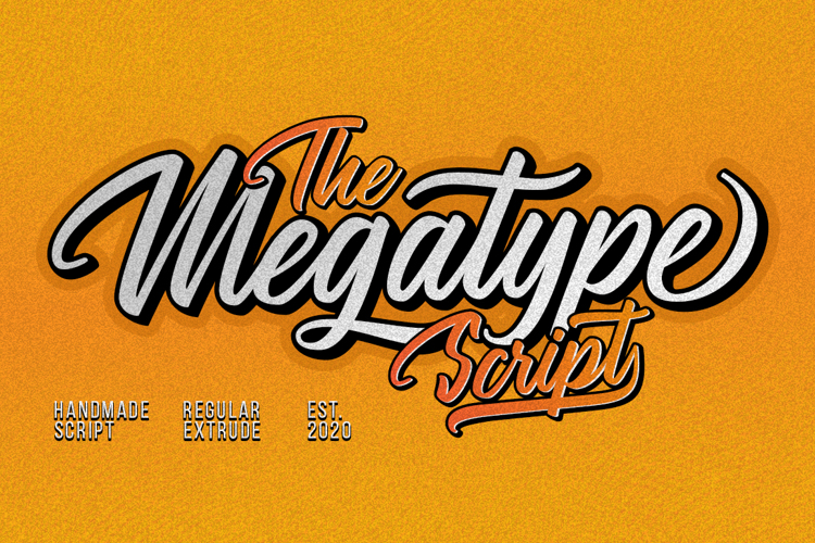 Preview of Megatype Script Font