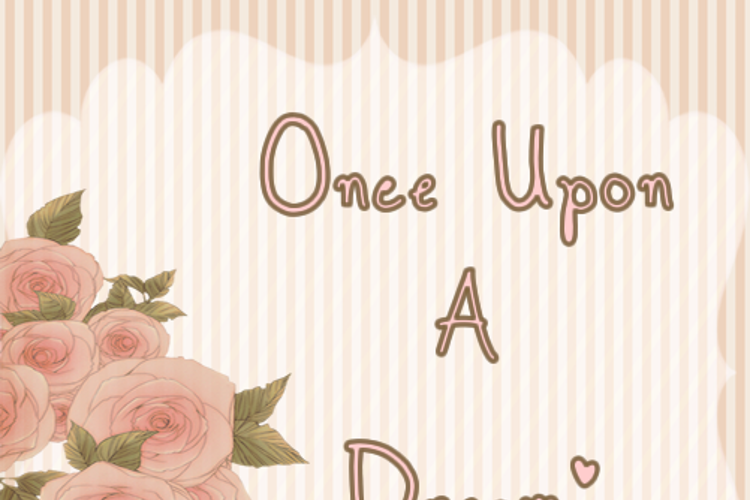 Once Upon A Dream  Font