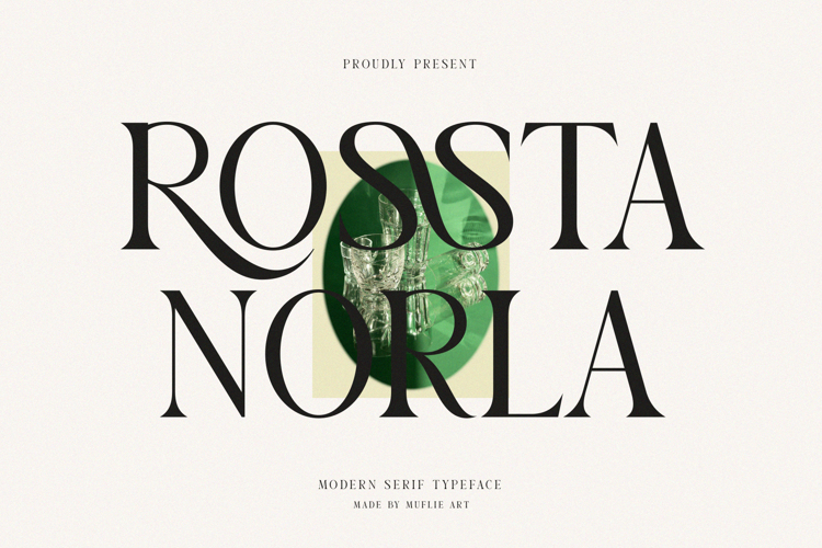 Preview of ROSSTA NORLA Font