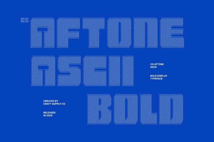 Preview of CS Aftone Ascii Font