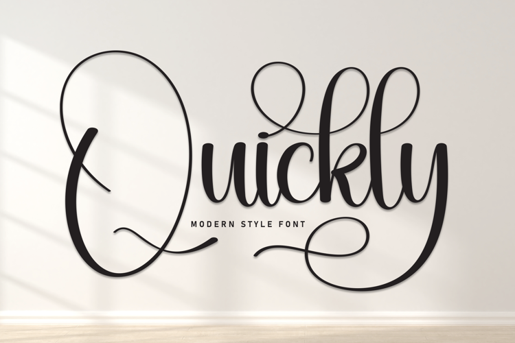 Preview of Quickly Font