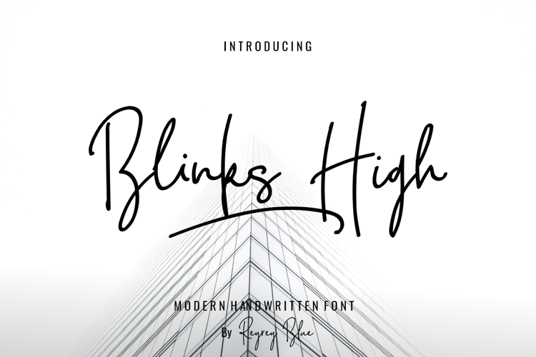 Blinks High Font
