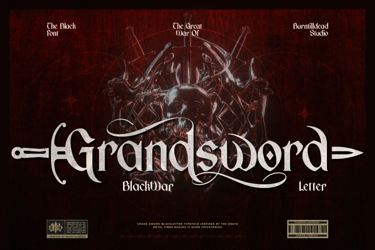 Preview of Grandsword Font