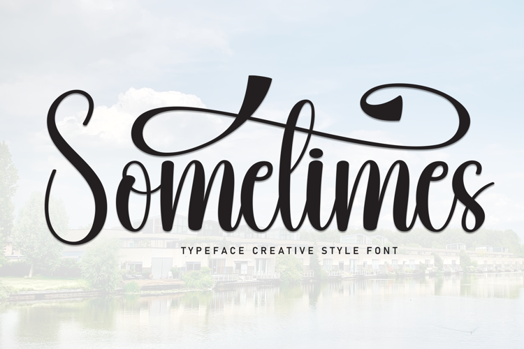 Preview of Sometimes Font