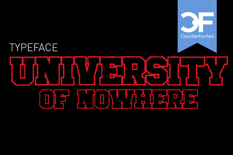 University of Nowhere Font
