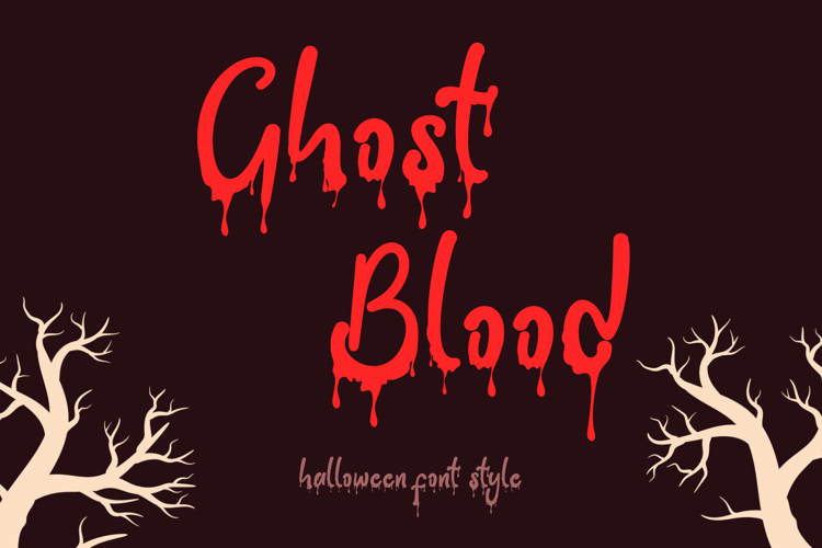 Ghost Blood Font