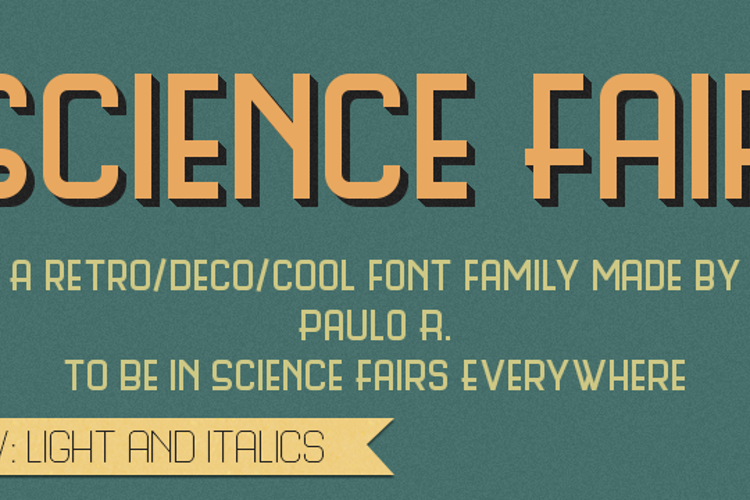 Science Fair Font